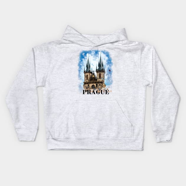 prague Kids Hoodie by Polli